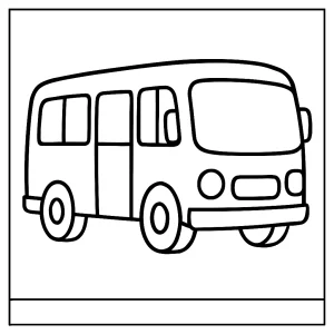 School bus coloring page – free printable coloring page for kids to color and enjoy